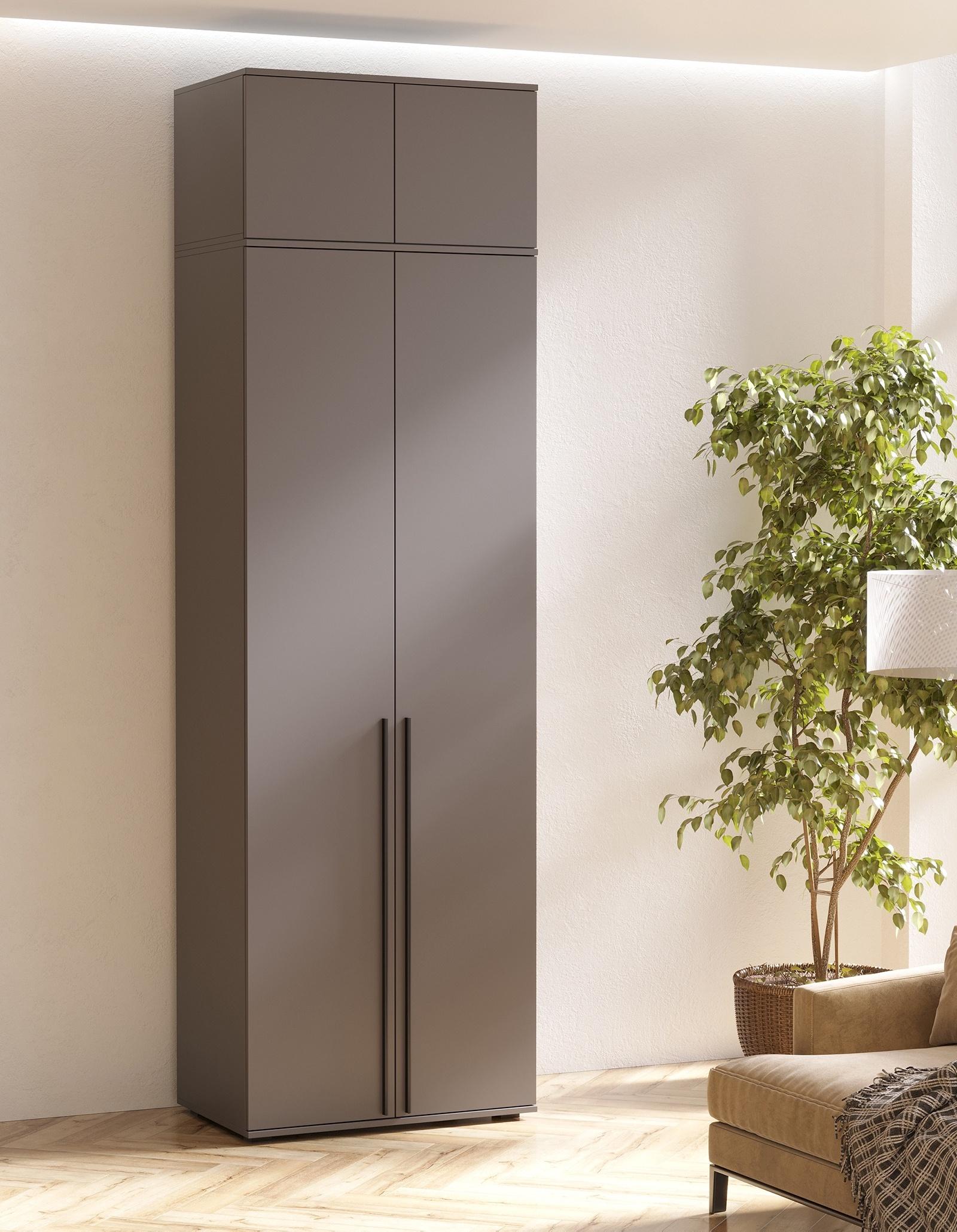 Шкаф – антресоль для двухстворчатого шкафа «Норд», 800×510×418 мм, цвет графит