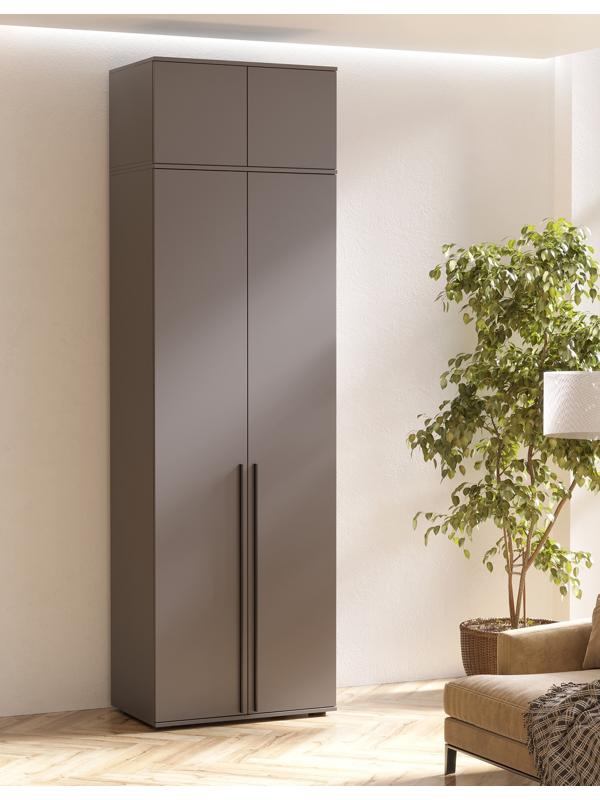 Шкаф – антресоль для двухстворчатого шкафа «Норд», 800×510×418 мм, цвет графит