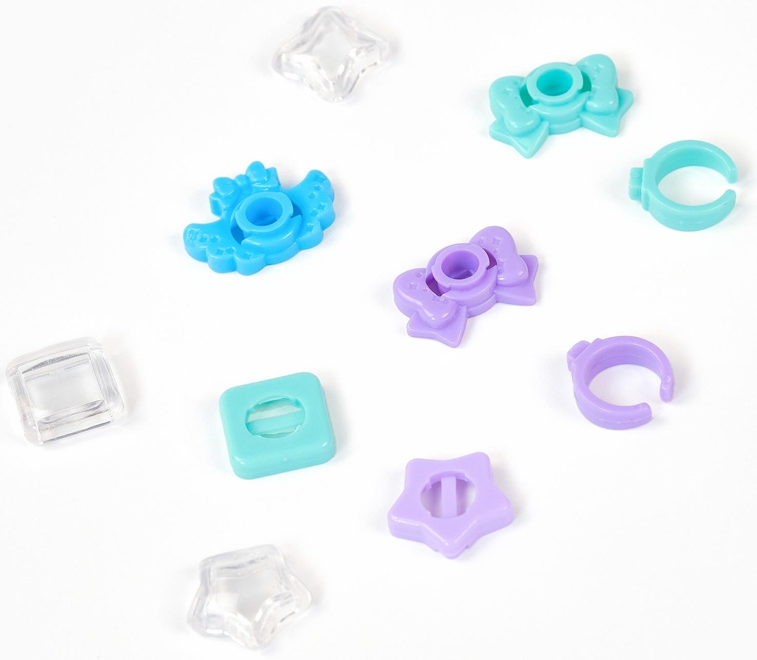 Набор для создания украшений детский Выбражулька «Волшебная книга», 73 в 1, кольца, брелоки