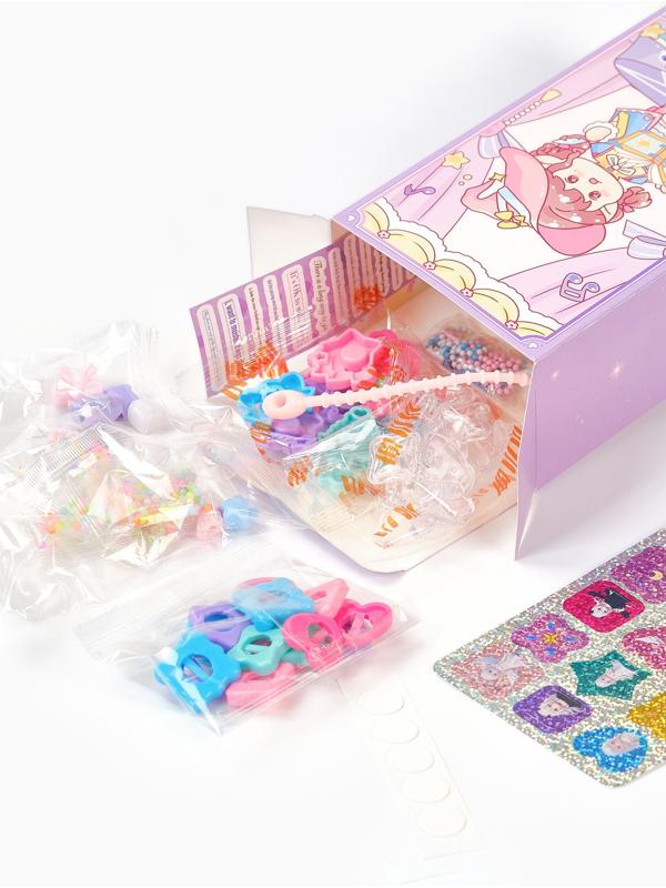 Набор для создания украшений детский Выбражулька «Волшебная книга», 73 в 1, кольца, брелоки