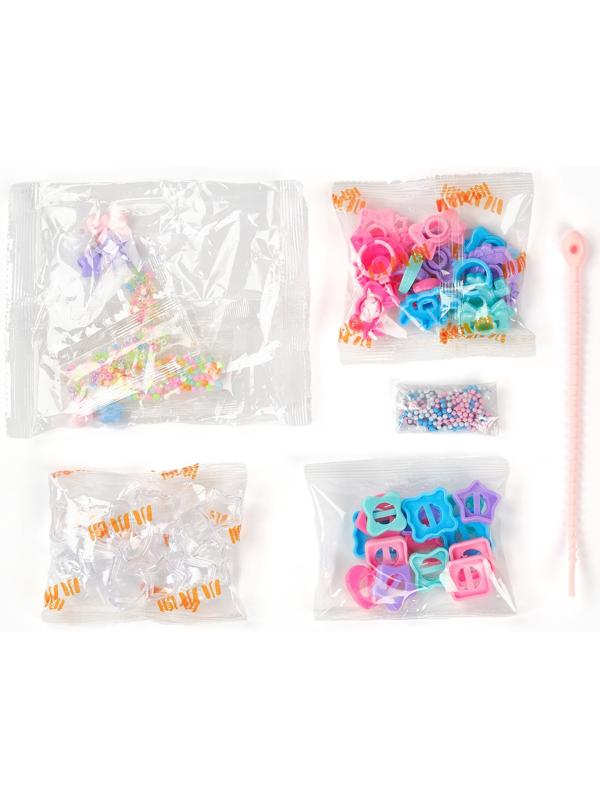 Набор для создания украшений детский Выбражулька «Волшебная книга», 73 в 1, кольца, брелоки