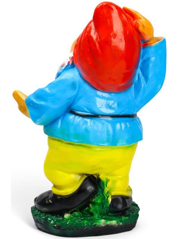 Садовая фигура из гипса «Гном с протянутой рукой», 25×21×43 см