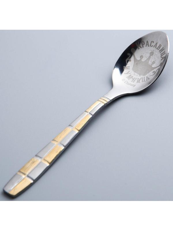 Ложка детская «Для умницы и красавицы», Принцессы, 2.3×11 см