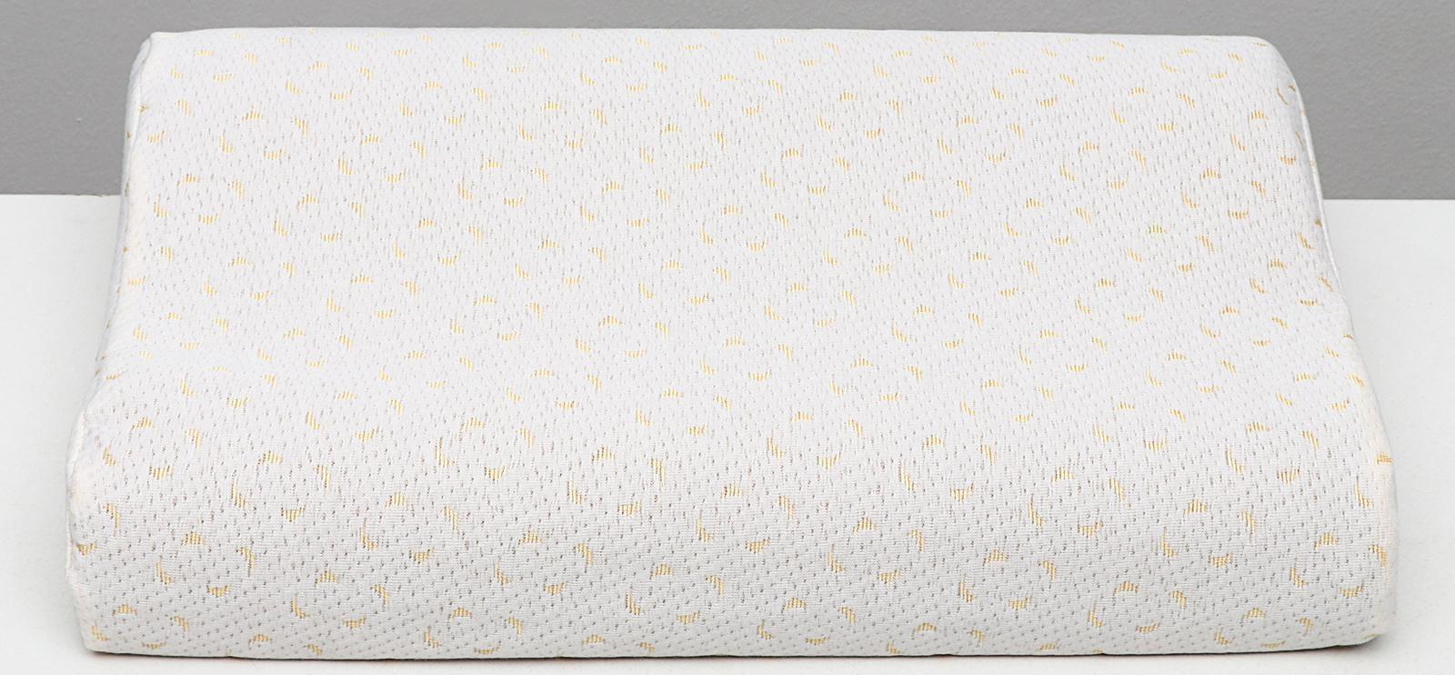 Подушка ортопедическая НТ-ПС-04, для взрослых, с эффектом памяти, размер 56×35×12/9 см