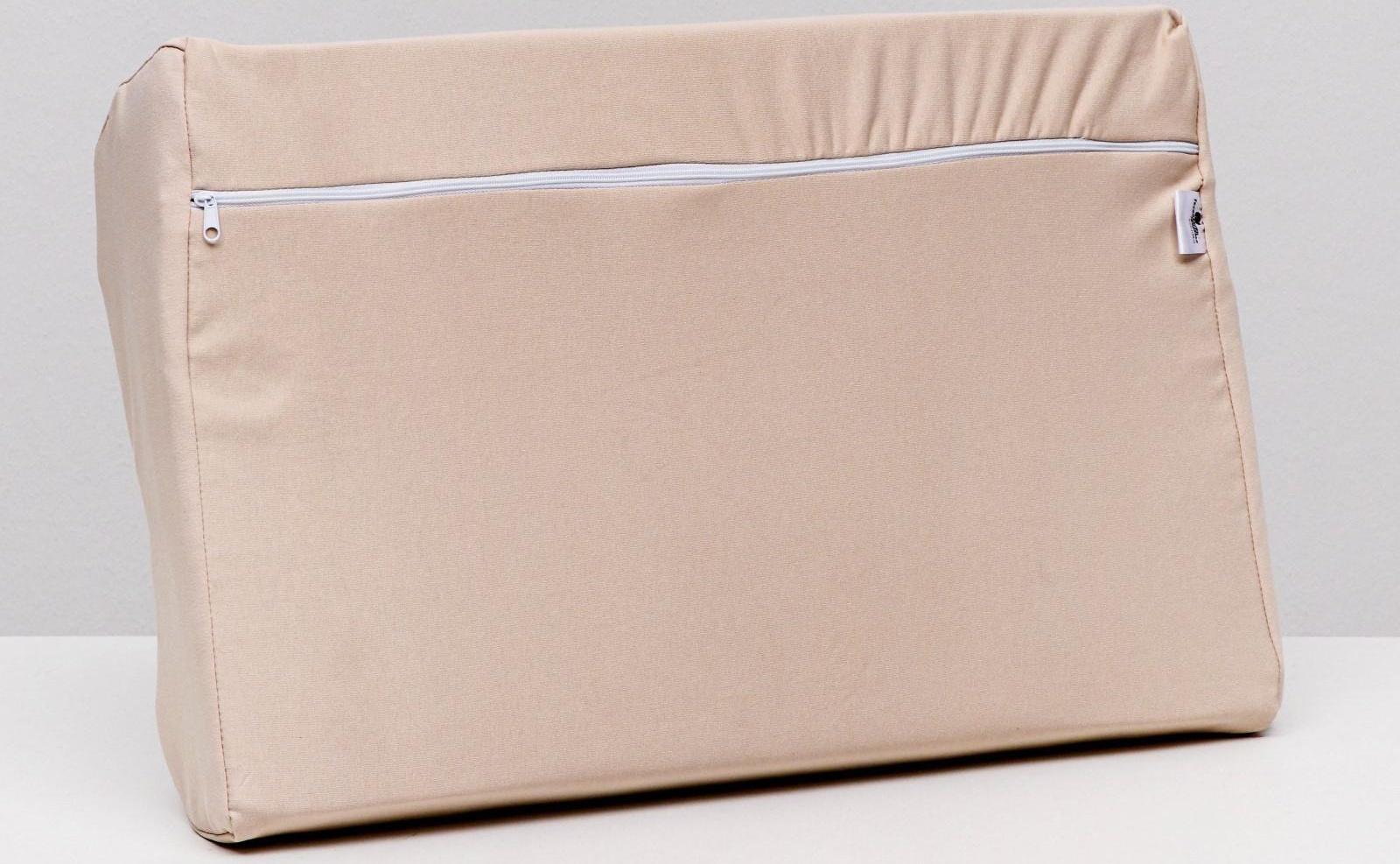 Подушка ортопедическая НТ-ПС-04, для взрослых, с эффектом памяти, размер 56×35×12/9 см