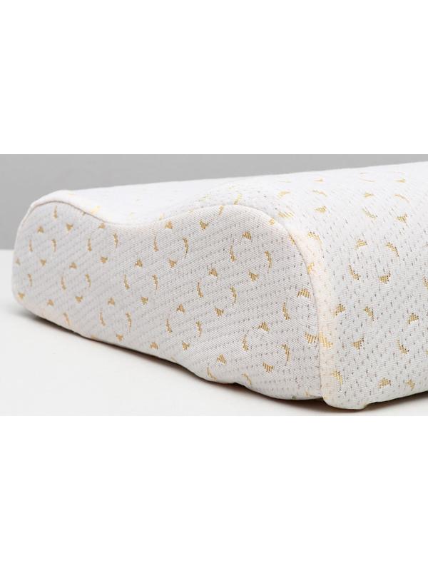 Подушка ортопедическая НТ-ПС-04, для взрослых, с эффектом памяти, размер 56×35×12/9 см