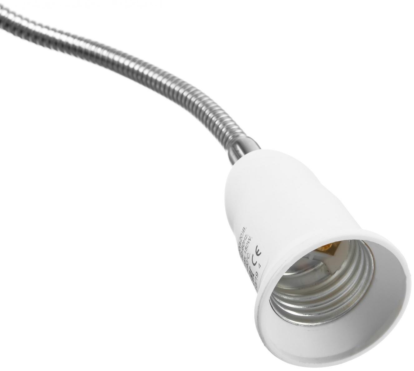 Светильник для растений 9 Вт, 7 мкмоль/с, гибкая ножка 15 см, выкл на корпусе