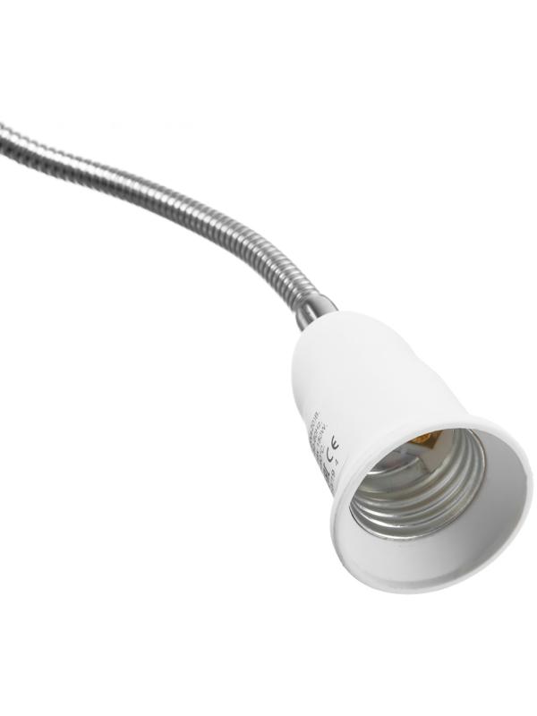 Светильник для растений 9 Вт, 7 мкмоль/с, гибкая ножка 15 см, выкл на корпусе