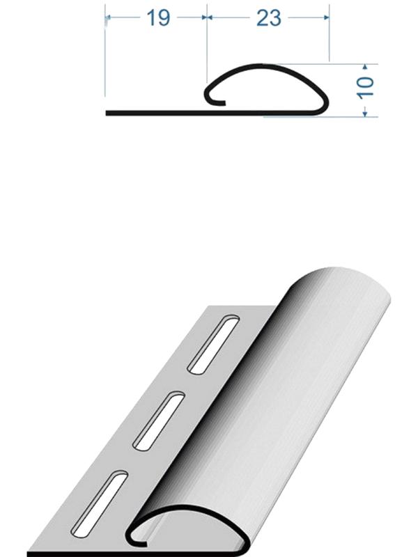 Финишный профиль для сайдинга DÖCKE PREMIUM, 3000 мм, цвет халва