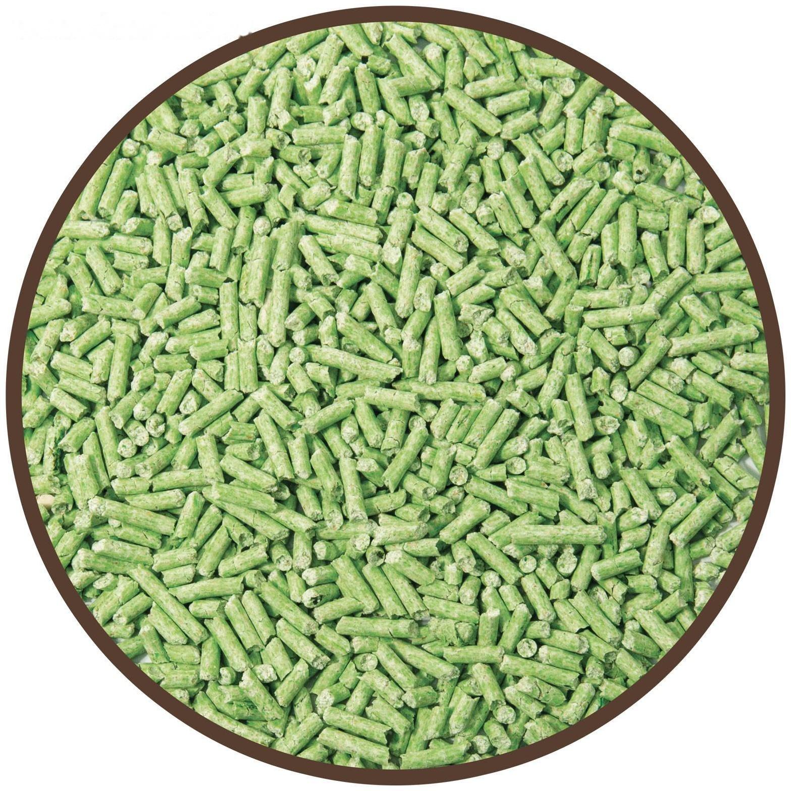 Наполнитель для кошачьих туалетов Tofu Green Tea, растительный комкующийся, 12 л, Cat Step