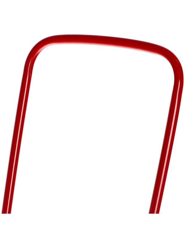 Кукольные санки с толкателем, цвет красный