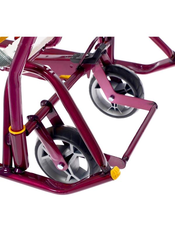 Санки «Тимка 6 универсал», амарантовый лак