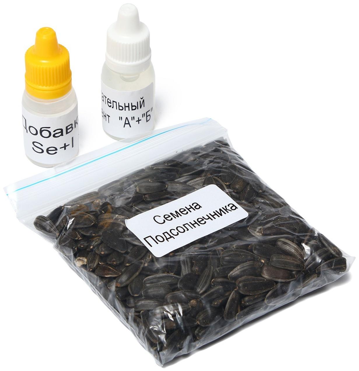 Набор для выращивания микрозелени Vegebox, 5 лотков, подсолнечник