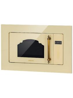 Встраиваемая микроволновая печь HIBERG VM 6502 YR, 700 Вт, 20 л, бежевая