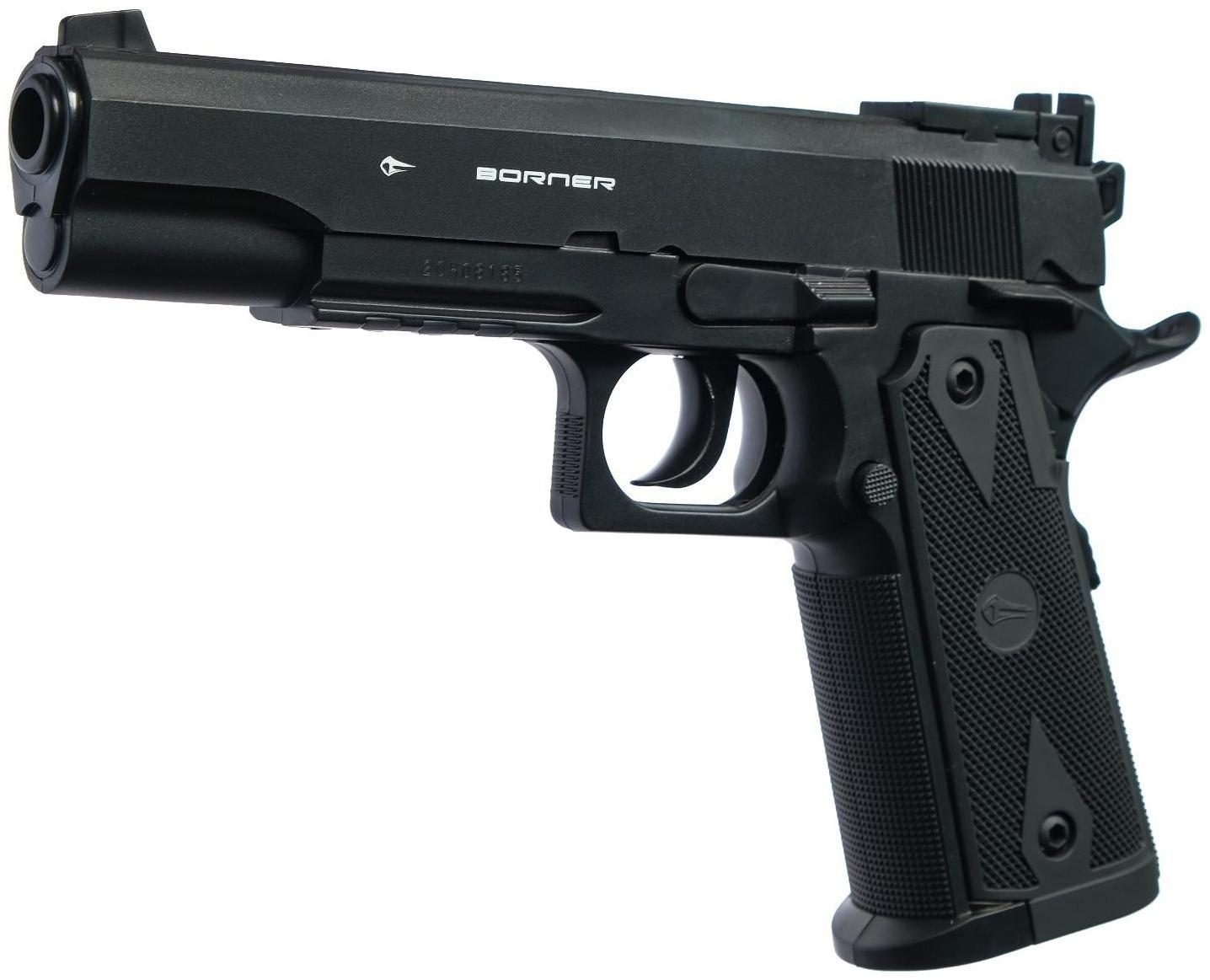 Пистолет пневматический BORNER Power win 304, кал. 4.5 мм, 3 Дж, до 120 м/с