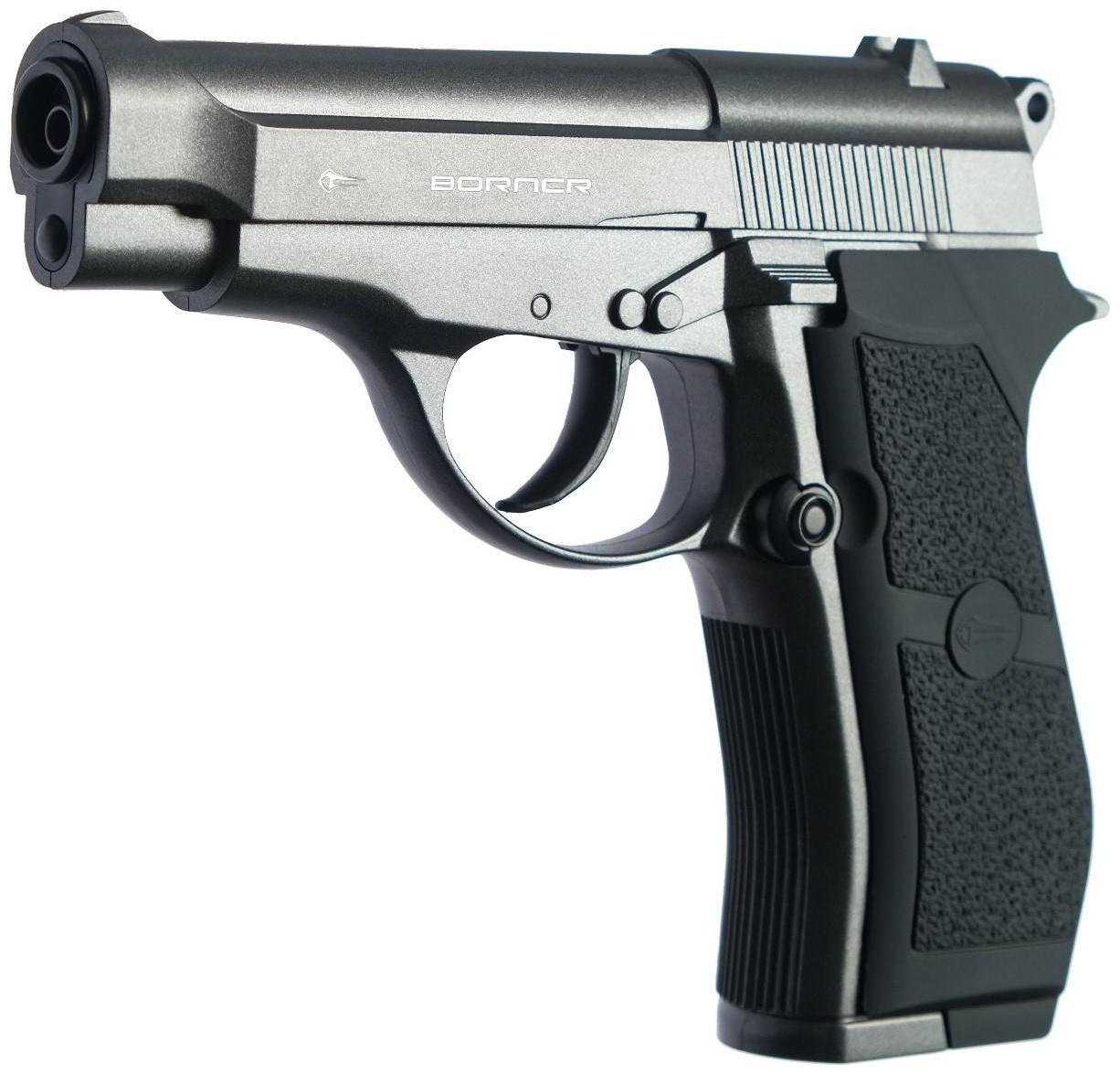 Пистолет пневматический BORNER M84, кал. 4.5 мм, 3 Дж, до 120 м/с
