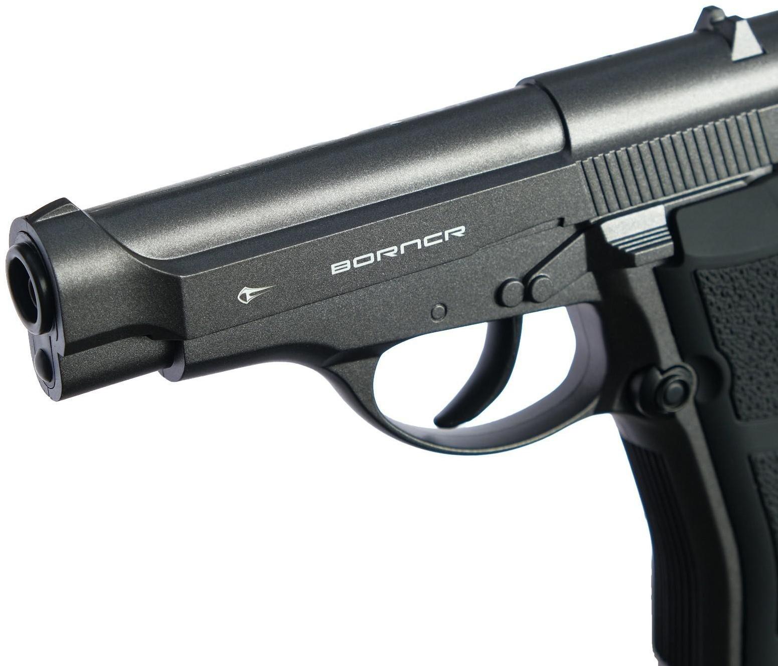 Пистолет пневматический BORNER M84, кал. 4.5 мм, 3 Дж, до 120 м/с