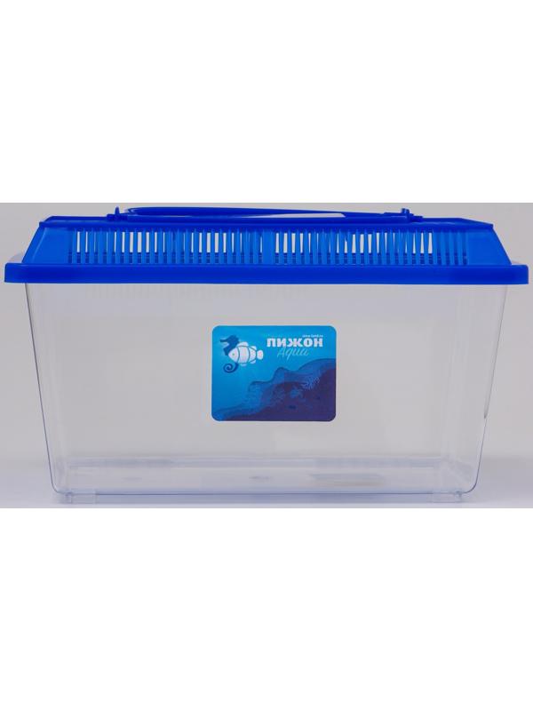 Переноска прямоугольная, 26.5×16.5×17 см, голубой