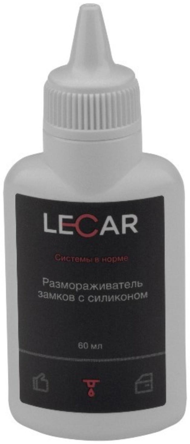 Размораживатель замков lecar с силиконом, флакон, 60 мл