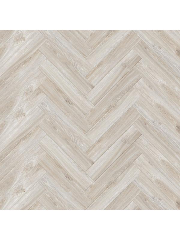 Водостойкий SPC ламинат CronaFloor Herringbone 4V H002, 640×128×4.5 мм, цвет дуб ницца, 1.31 м²