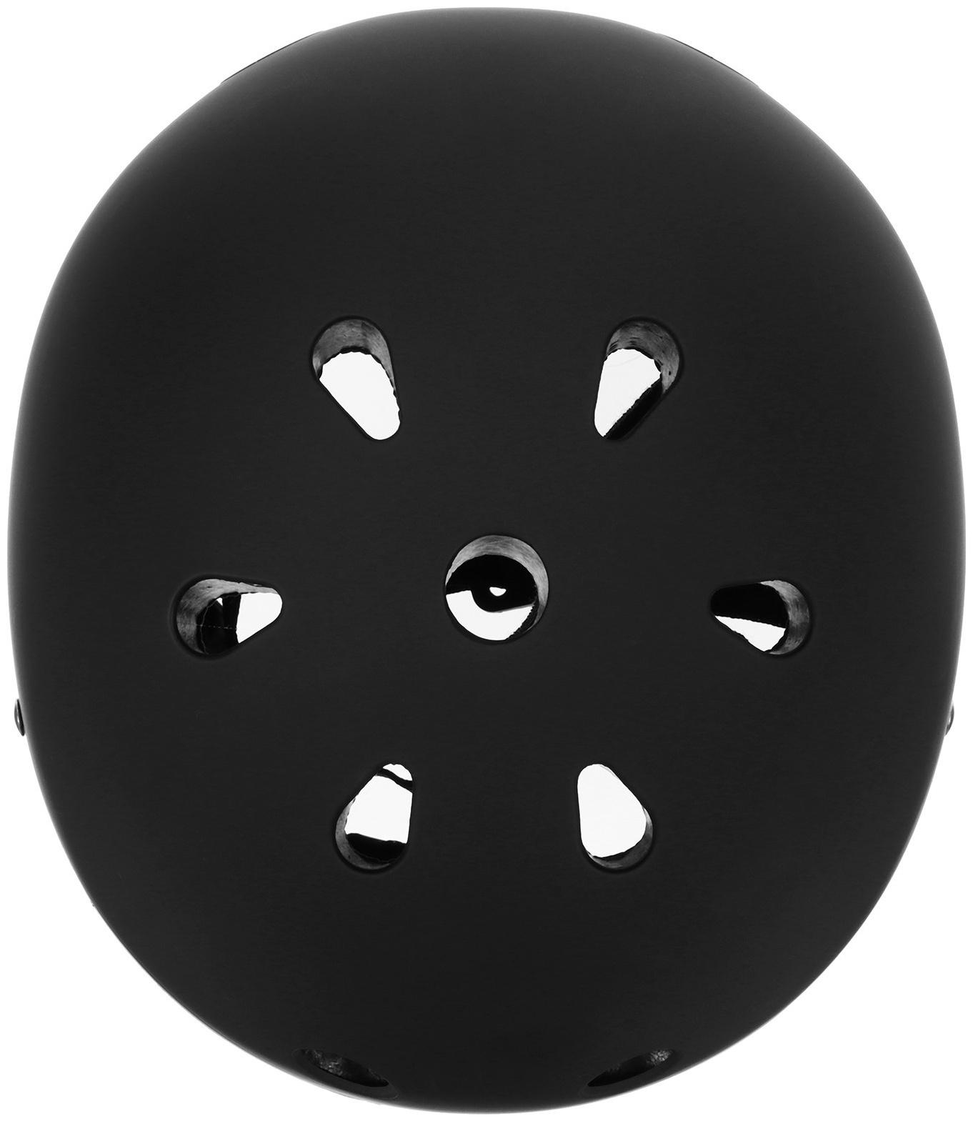 Шлем защитный детский, без регулировки, обхват 55 см, цвет чёрный