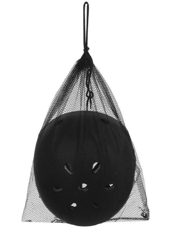 Шлем защитный детский, без регулировки, обхват 55 см, цвет чёрный