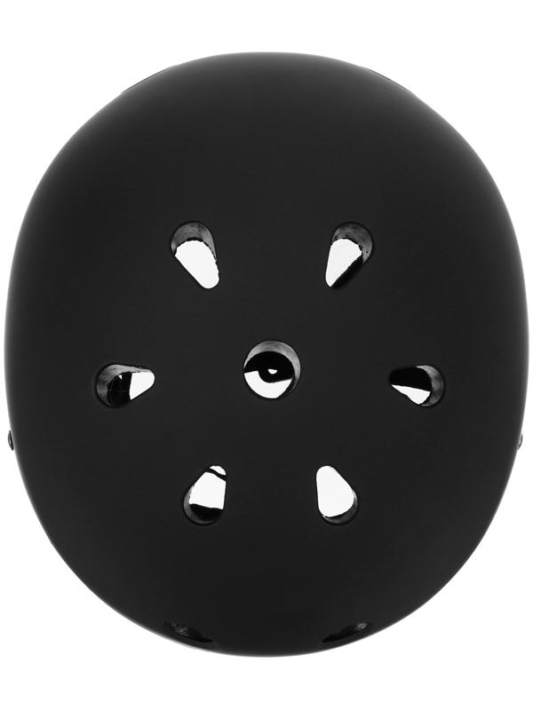 Шлем защитный детский, без регулировки, обхват 55 см, цвет чёрный