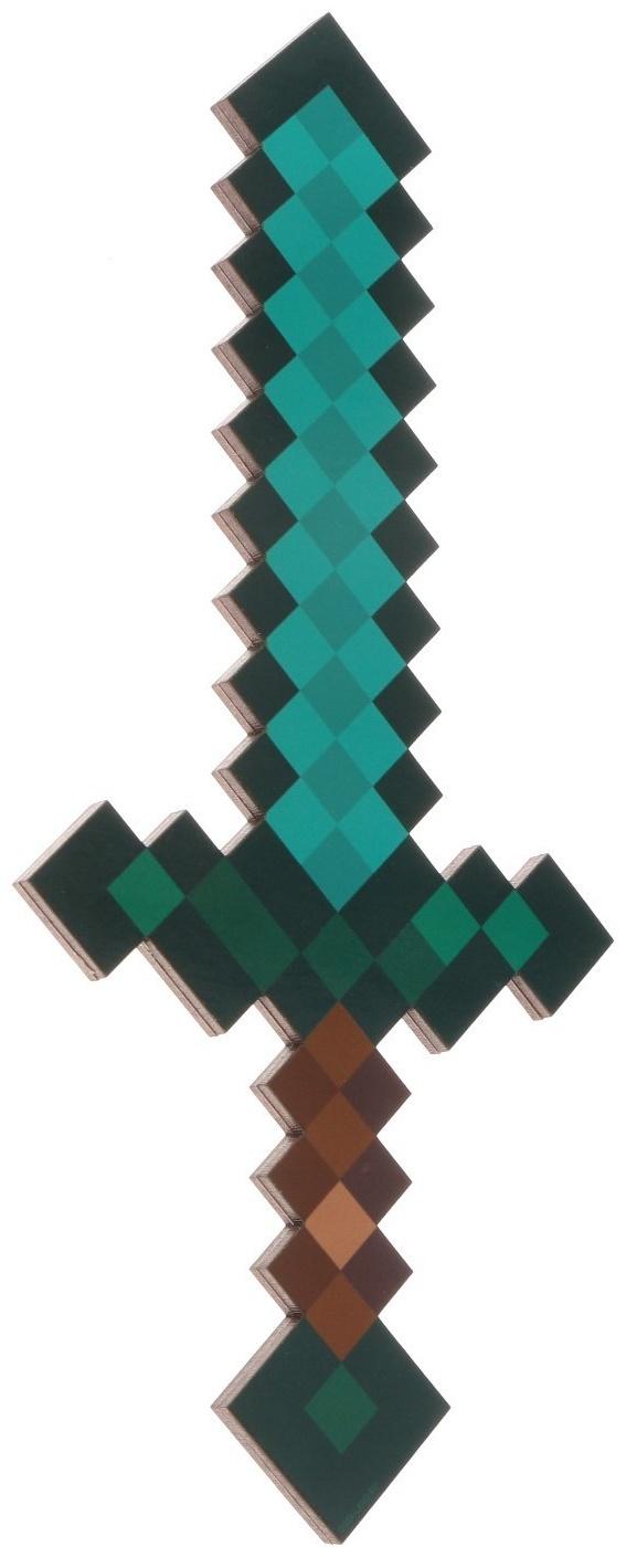 Деревянное оружие, детское сувенирное «Пиксели», набор 4 шт.