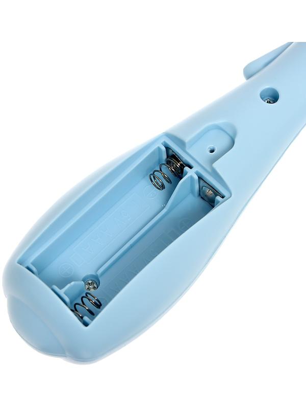 Игровой набор «Весёлые погремушки», звук, свет, цвет голубой