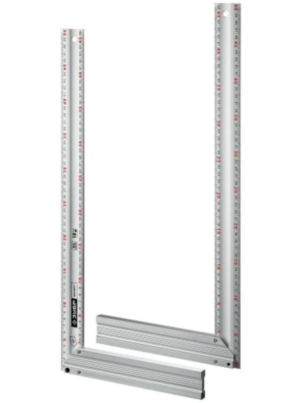 Угольник ЗУБР ЭКСПЕРТ 34392-50, с усиленным алюминиевым полотном, 500 мм