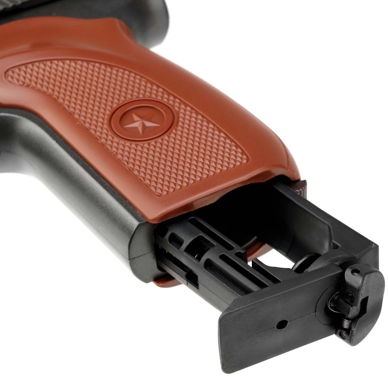 Пистолет пневматический «BORNER ПМ49» blowback, кал. 4.5 мм, 3 Дж, до 128 м/с