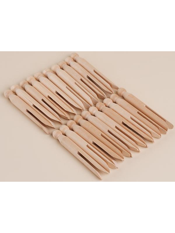 Набор прищепок SL Home, 20 шт., бамбук, 11×1.4 см