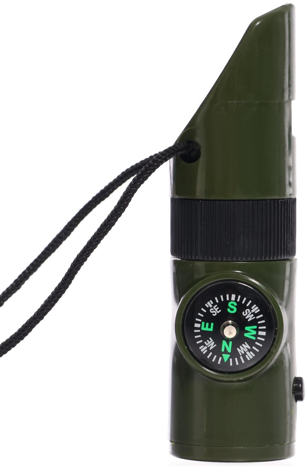 Набор героя «Разведчик», 6 в 1: свисток, компас, фонарик, термометр, зеркало, лупа