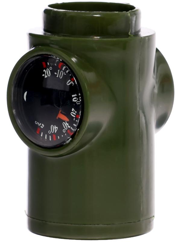 Набор героя «Разведчик», 6 в 1: свисток, компас, фонарик, термометр, зеркало, лупа