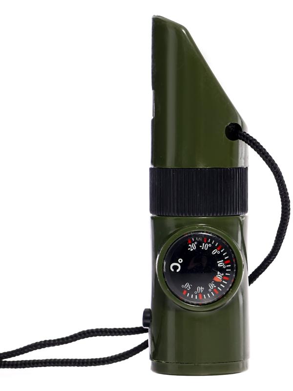 Набор героя «Разведчик», 6 в 1: свисток, компас, фонарик, термометр, зеркало, лупа