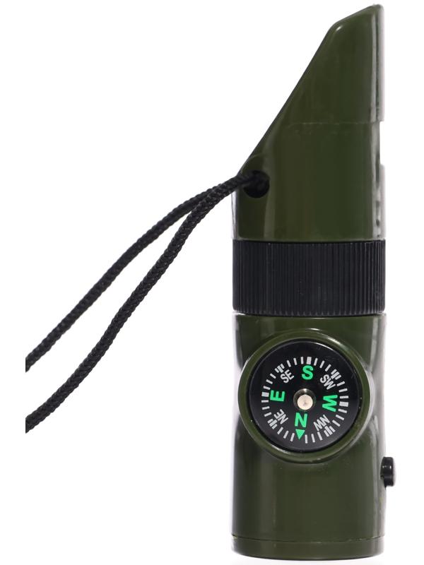 Набор героя «Разведчик», 6 в 1: свисток, компас, фонарик, термометр, зеркало, лупа