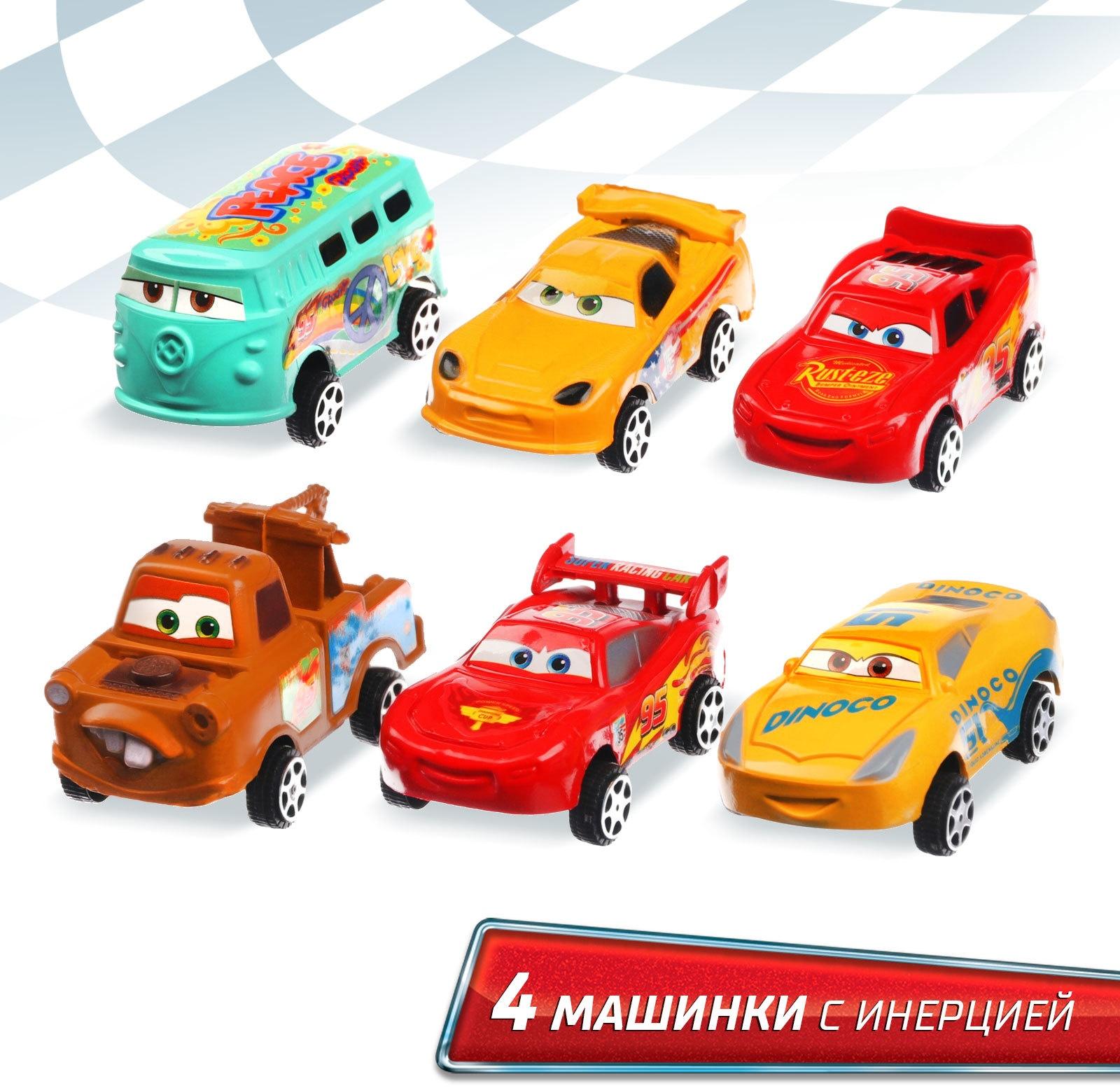 Набор «Тачки», 12 инерционных машин