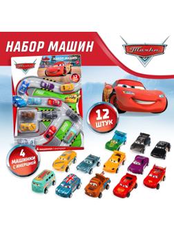 Набор «Тачки», 12 инерционных машин