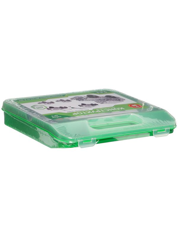 Конструктор металлический для уроков труда «Юный инженер», 200 деталей