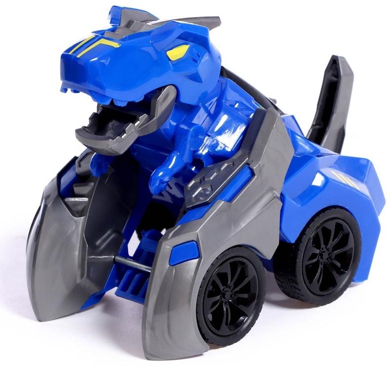 Робот «Раптор», инерционный, трансформируется, цвет синий