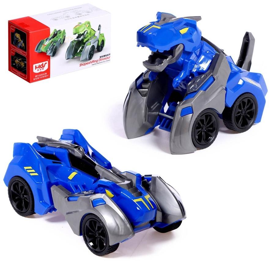 Робот «Раптор», инерционный, трансформируется, цвет синий