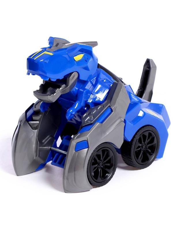 Робот «Раптор», инерционный, трансформируется, цвет синий