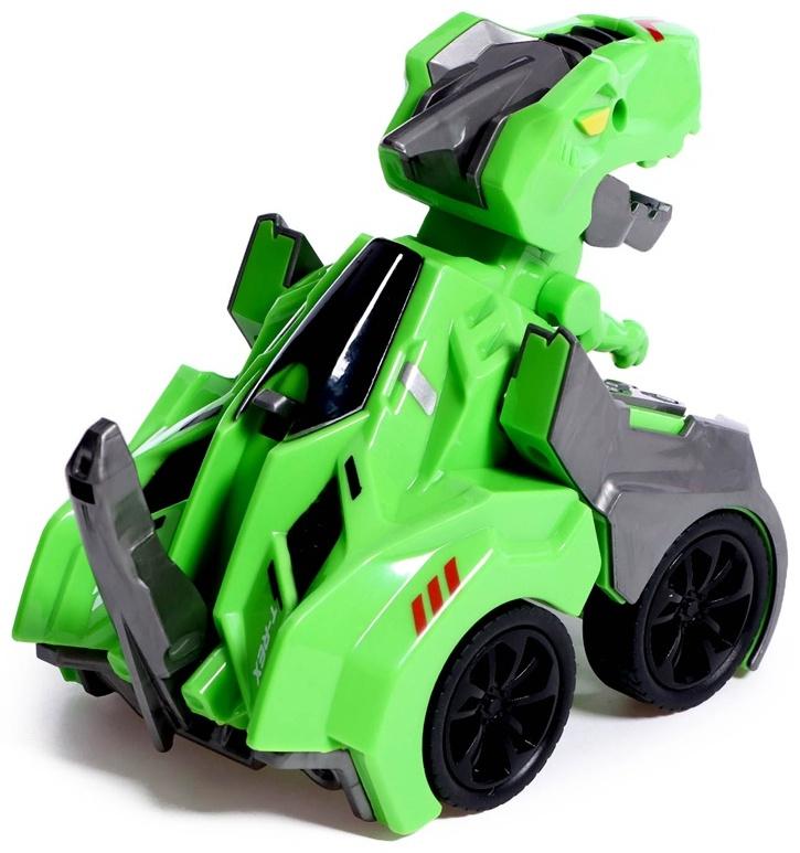 Робот «Раптор», инерционный, трансформируется, цвет зелёный