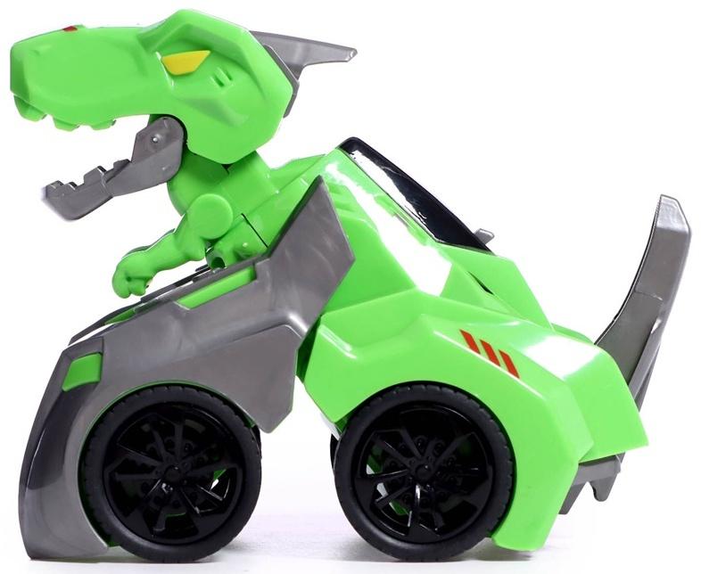 Робот «Раптор», инерционный, трансформируется, цвет зелёный