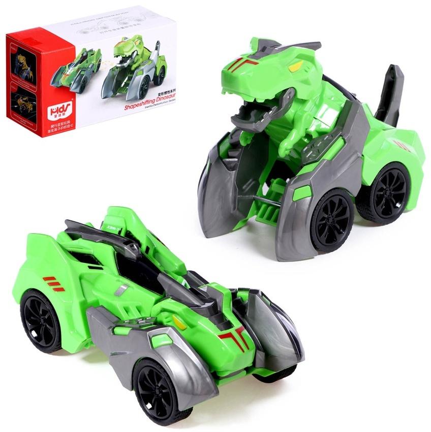Робот «Раптор», инерционный, трансформируется, цвет зелёный