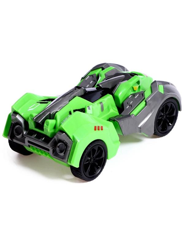 Робот «Раптор», инерционный, трансформируется, цвет зелёный