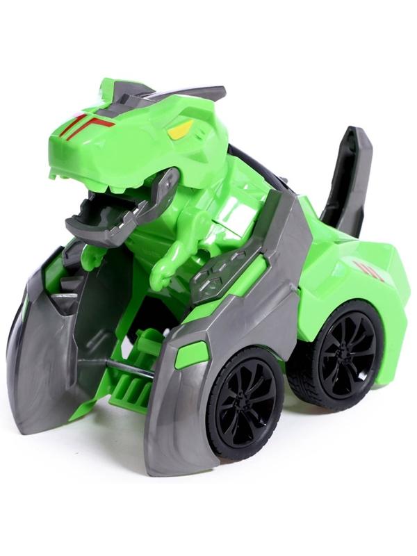 Робот «Раптор», инерционный, трансформируется, цвет зелёный