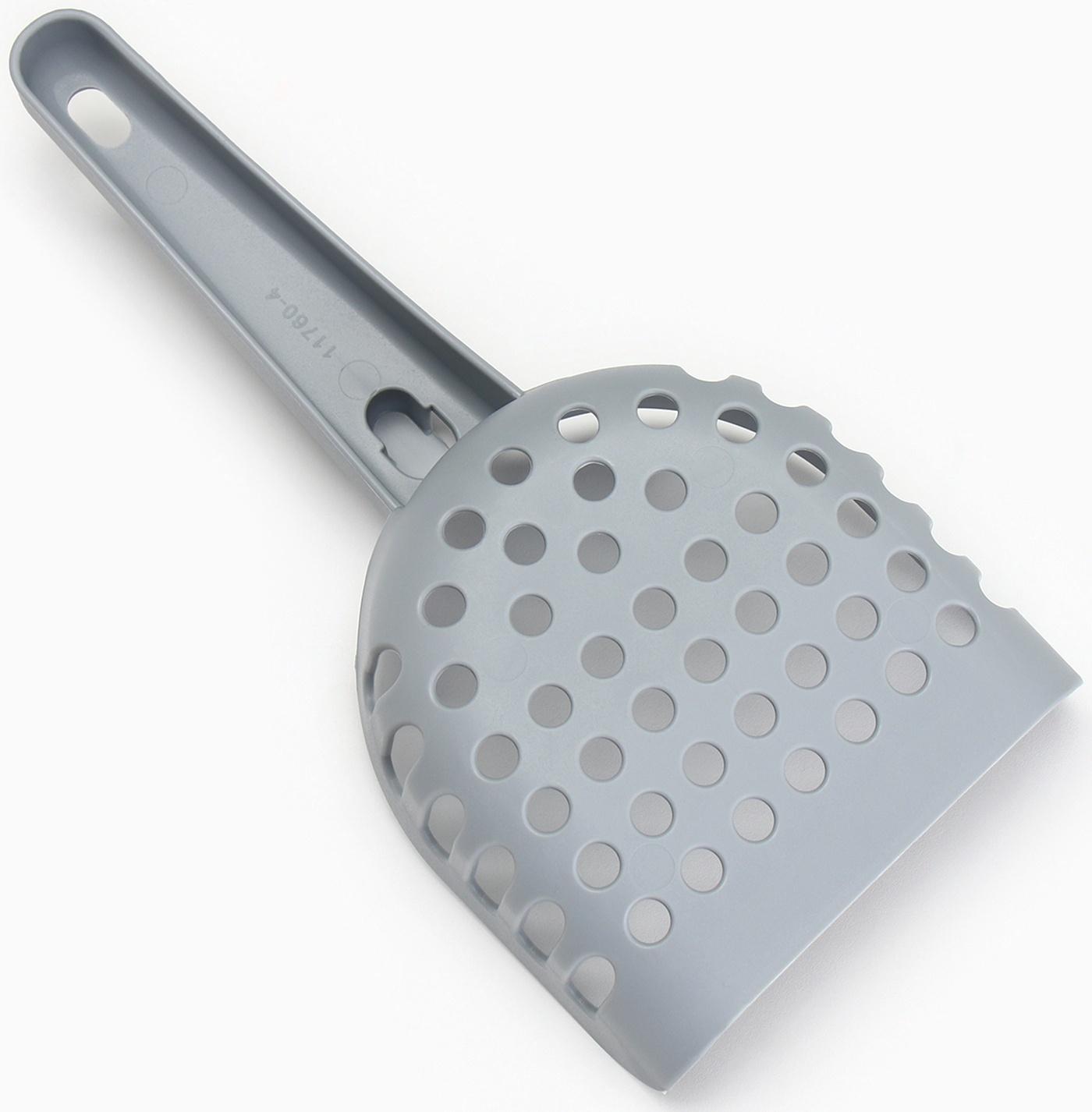 Совок для кошачьего туалета 23 x11 x 5,5, серый