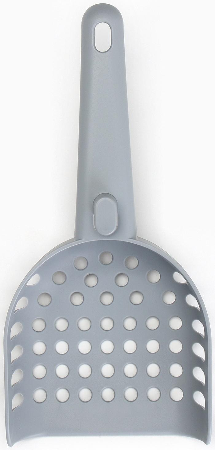 Совок для кошачьего туалета 23 x11 x 5,5, серый