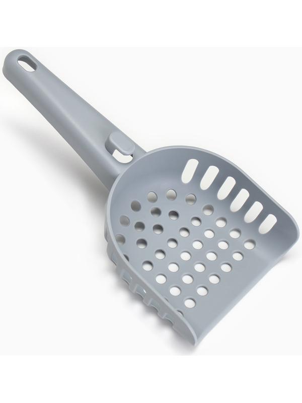 Совок для кошачьего туалета 23 x11 x 5,5, серый